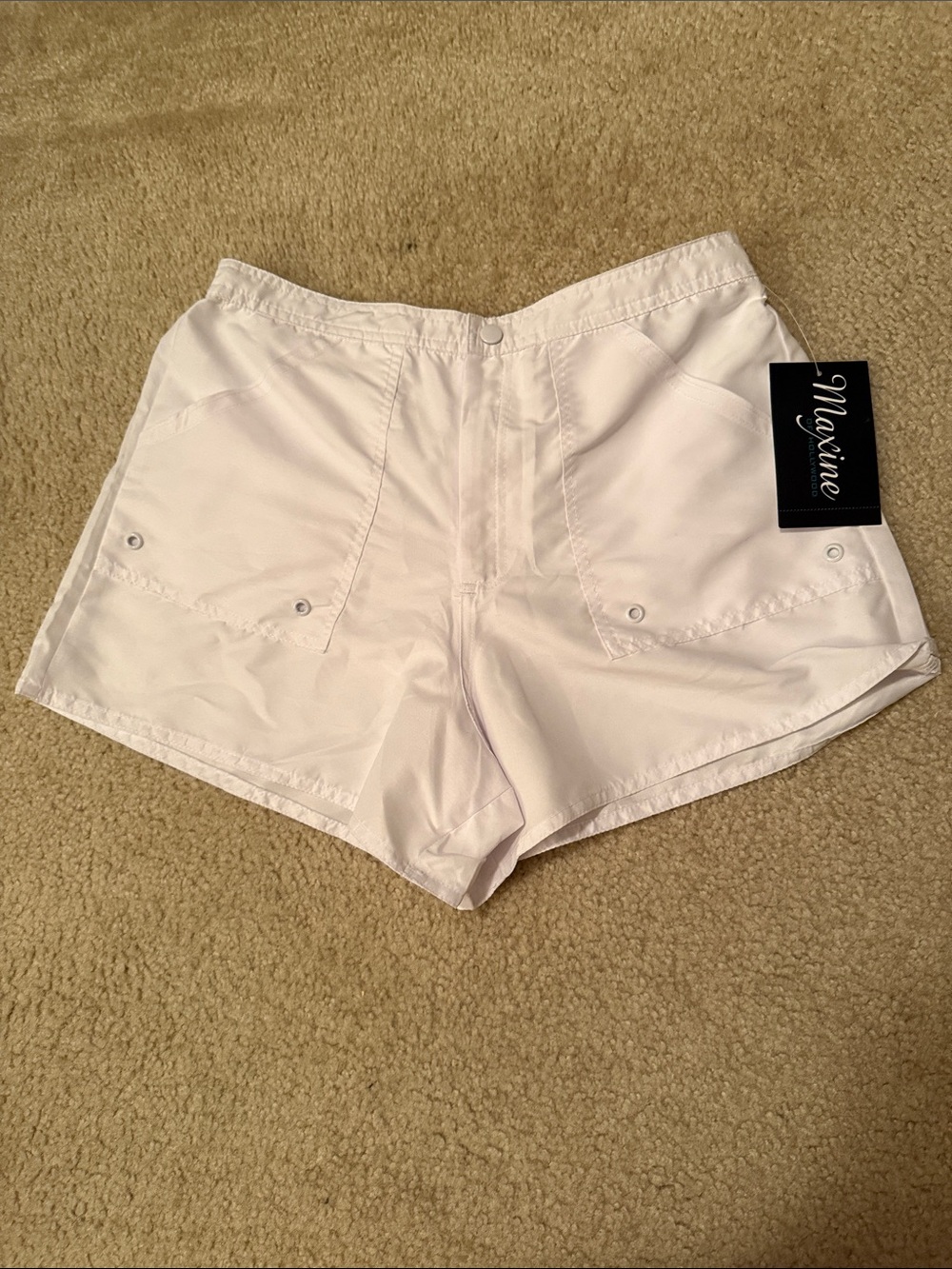 White Women's Swim Shorts